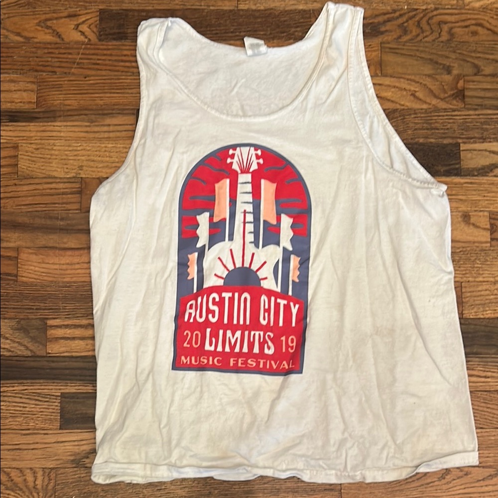 Austin City Limits Music Festival White Tank Top